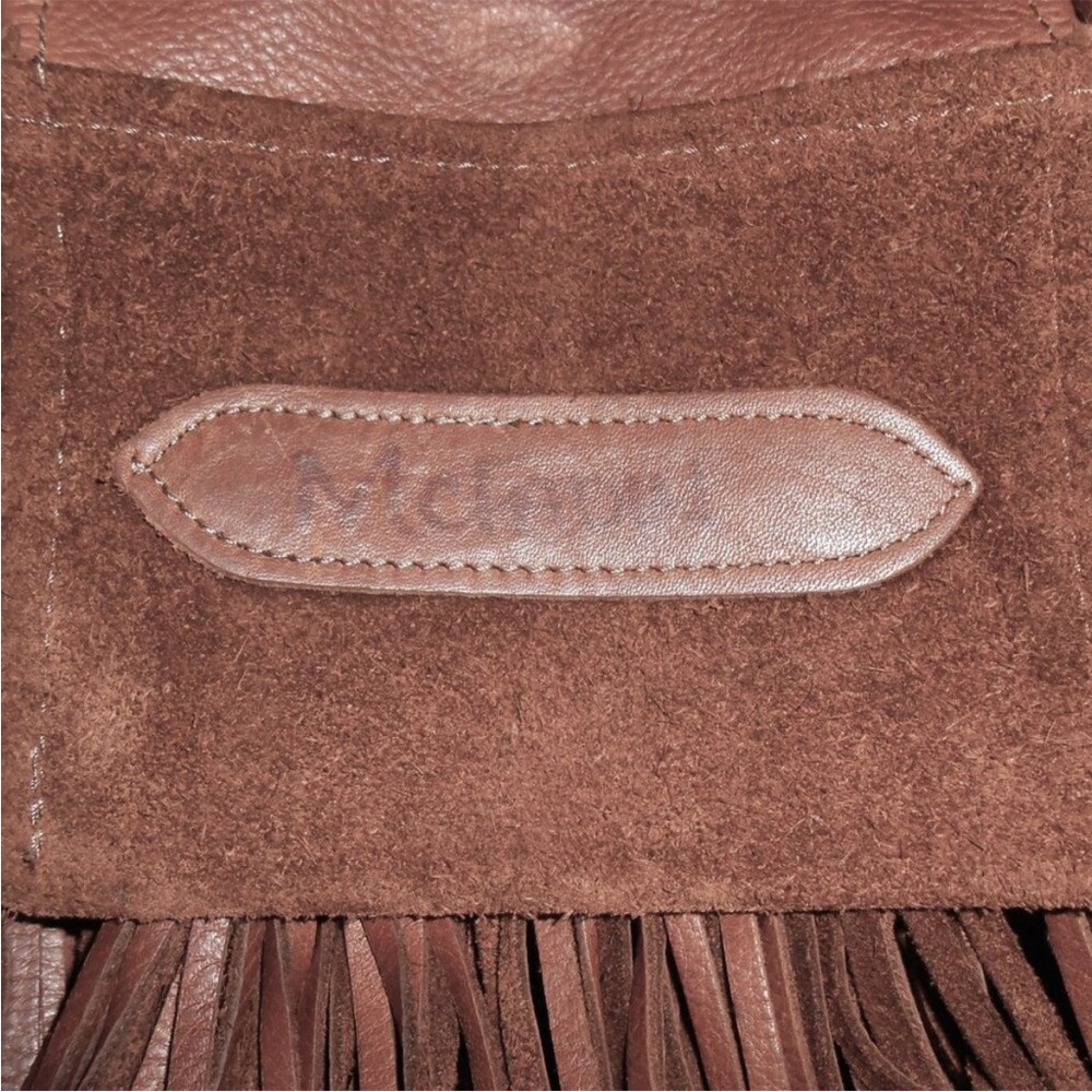 McFadin*****Fringe Brown Shoulder Bag!! - Picture 8 of 12
